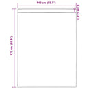 voile-gardiner med stanglommer 2 stk. orange