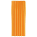 voile-gardiner med stanglommer 2 stk. orange