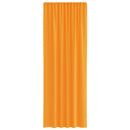 voile-gardiner med stanglommer 2 stk. orange