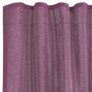 voile-gardiner med stanglommer 2 stk lilla