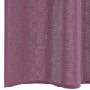 voile-gardiner med stanglommer 2 stk lilla