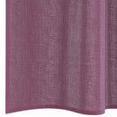 voile-gardiner med stanglommer 2 stk lilla
