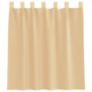 voile-gardiner med stanglommer 2 stk sandfarvet