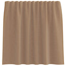 voile-gardiner med stanglommer 2 stk lysebrun