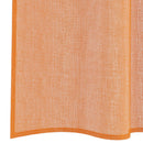 voile-gardiner med stanglommer 2 stk terrakotta