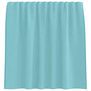 voile-gardiner med stanglommer 2 stk turkis