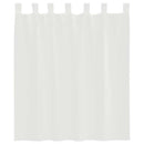 voile-gardiner med stanglommer 2 stk hvid