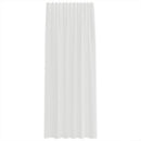 voile-gardiner med stanglommer 2 stk hvid