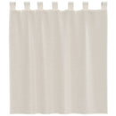 voile-gardiner med fane i toppen 2 stk. cremefarvet