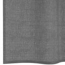 voile-gardiner med løkker 2 stk. 140x225 cm mørkegrå