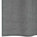 voile-gardiner med løkker 2 stk. 140x260 cm mørkegrå