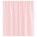 voile-gardiner med løkker 2 stk. 140x140 cm lyserød