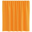 voile-gardiner med løkker 2 stk. 140x140 cm orange
