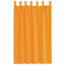 voile-gardiner med løkker 2 stk. 140x175 cm orange