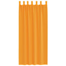 voile-gardiner med løkker 2 stk. 140x225 cm orange