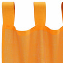 voile-gardiner med løkker 2 stk. 140x225 cm orange