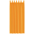 voile-gardiner med løkker 2 stk. 140x245 cm orange