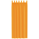 voile-gardiner med løkker 2 stk. 140x260 cm orange