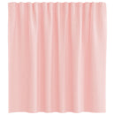 voile-gardiner med løkker 2 stk. 140x140 cm lyserød