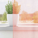 voile-gardiner med løkker 2 stk. 140x225 cm lyserød