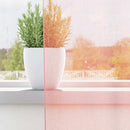 voile-gardiner med løkker 2 stk. 140x260 cm lyserød