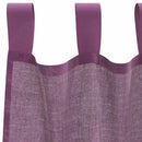 voile-gardiner med løkker 2 stk. 140x140 cm lilla