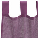 voile-gardiner med løkker 2 stk. 140x245 cm lilla