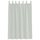 voile-gardiner med løkker 2 stk. 140x175 cm lysegrå