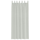 voile-gardiner med løkker 2 stk. 140x225 cm lysegrå
