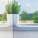voile-gardiner med løkker 2 stk. 140x225 cm kongeblå