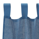 voile-gardiner med løkker 2 stk. 140x245 cm kongeblå