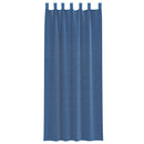 voile-gardiner med løkker 2 stk. 140x260 cm kongeblå