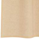 voile-gardiner med løkker 2 stk. 140x245 cm sandfarvet