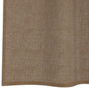 voile-gardiner med løkker 2 stk. 140x175 cm lysebrun
