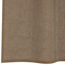 voile-gardiner med løkker 2 stk. 140x225 cm lysebrun
