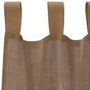 voile-gardiner med løkker 2 stk. 140x245 cm lysebrun