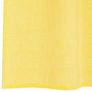 voile-gardiner med løkker 2 stk. 140x140 cm gul