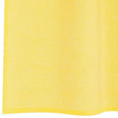 voile-gardiner med løkker 2 stk. 140x225 cm gul