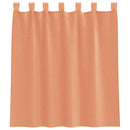voile-gardiner med løkker 2 stk. 140x140 cm terrakottafarvet