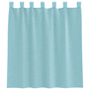 voile-gardiner med løkker 2 stk. 140x140 cm turkis