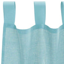 voile-gardiner med løkker 2 stk. 140x175 cm turkis