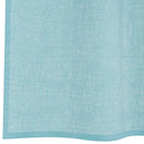voile-gardiner med løkker 2 stk. 140x175 cm turkis