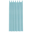 voile-gardiner med løkker 2 stk. 140x225 cm turkis