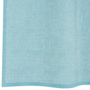 voile-gardiner med løkker 2 stk. 140x225 cm turkis