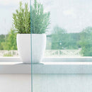voile-gardiner med løkker 2 stk. 140x245 cm turkis