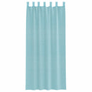 voile-gardiner med løkker 2 stk. 140x245 cm turkis
