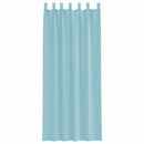 voile-gardiner med løkker 2 stk. 140x260 cm turkis