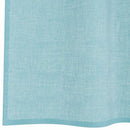 voile-gardiner med løkker 2 stk. 140x260 cm turkis