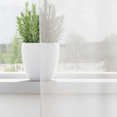 voile-gardiner med løkker 2 stk. 140x175 cm hvid