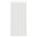 voile-gardiner med løkker 2 stk. 140x225 cm hvid